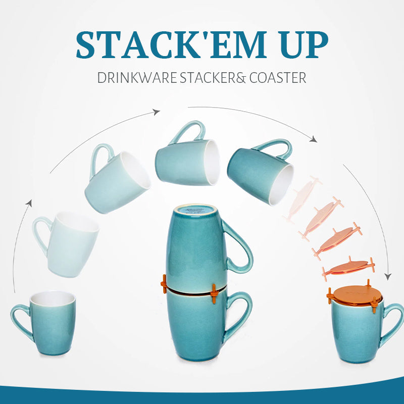 Retractable Water Cup Stacking Rack