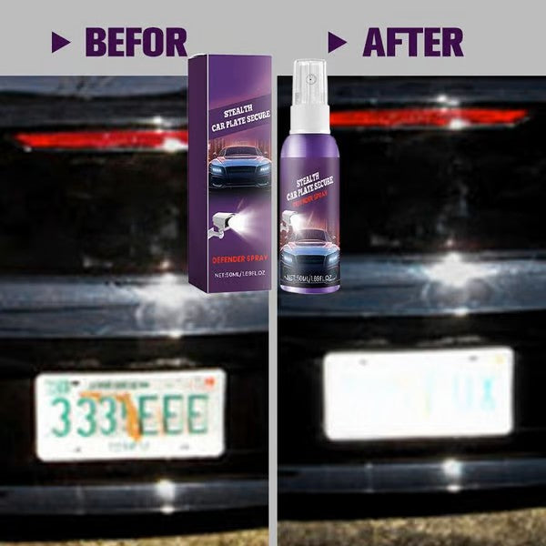 🔥New Hot Sales - 49% OFF👉Car License Plate Invisible Spray